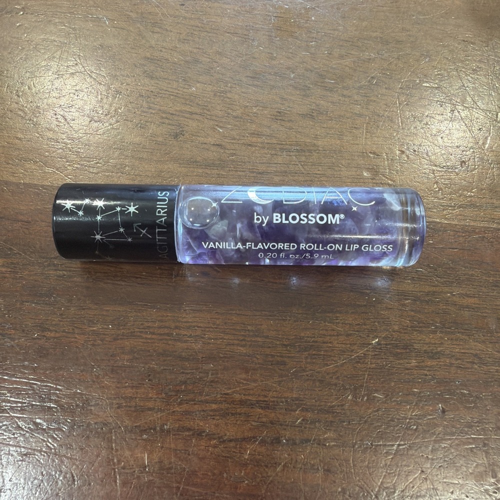 Blossom Zodiac Sign Vanilla Scented Moisturizing Roll-On Lip Gloss - SAGITTARIUS